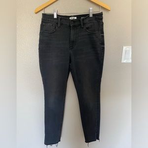 Kensie Vintage Luxe High Rise Black Skinny Jeans size 28